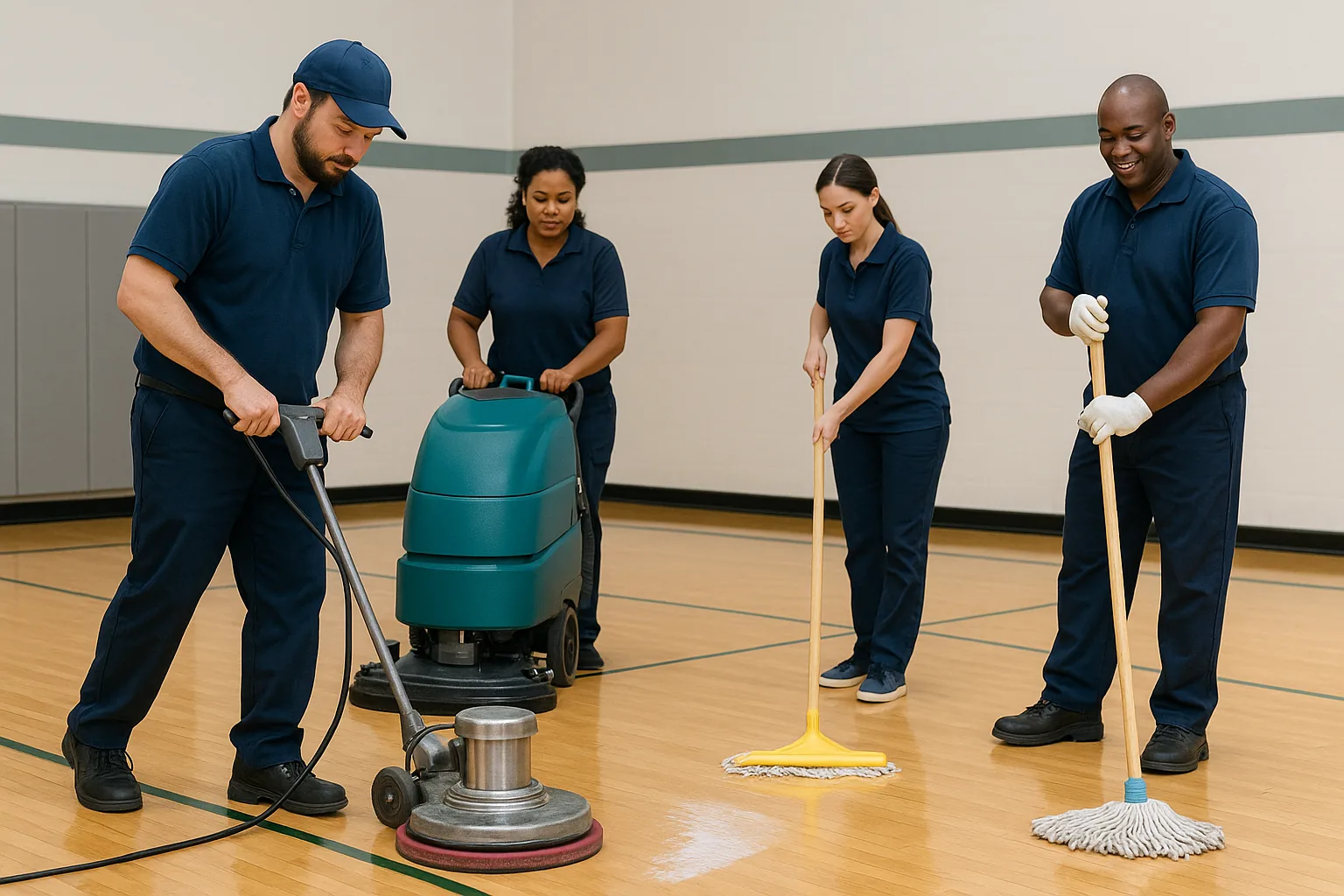 Commercial floor cleaning in Tampa, FL by Tampa Bay Shine