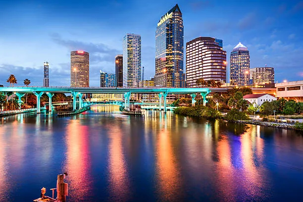 Tampa skyline representing Tampa Bay Shine cleaning service areas